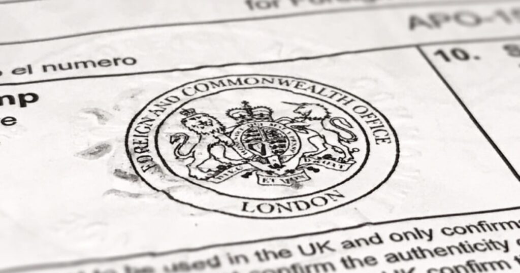 Apostille price UK