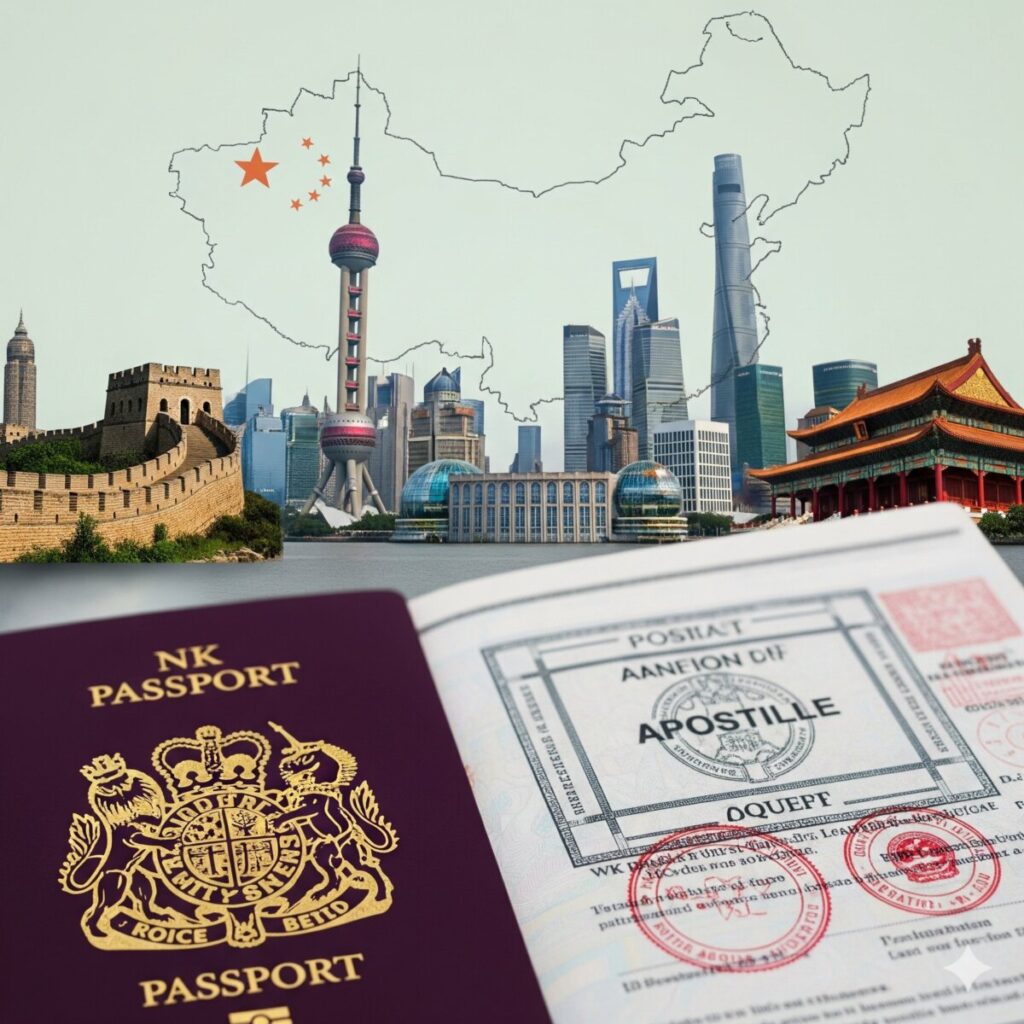 UK apostille for China