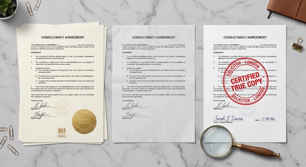 certified copy apostille UK