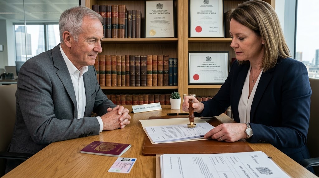 notary instead of a solicitor