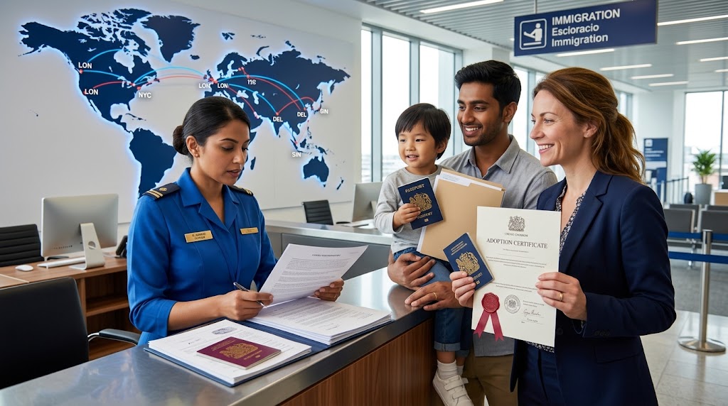 UK adoption certificate apostille process